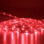 Red Rope Lights, 16.4ft Waterproof Strip Light, Indoor Outdoor Decorative Lighting for Home Christmas Holiday Garden Patio Party