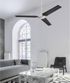 Westinghouse 7800300 Jax Ceiling Fan, 56-Inch, Brushed Nickel Black Blades