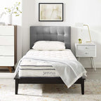 Modway Jenna 8” Innerspring and Memory Foam Queen Mattress With Individually Encased Coils