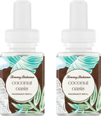 Pura & Tommy Bahama Home Scent Refill - Smart Home Air Diffuser - Up to 120-Hours of Luxury Fragrance per Refill - Spring & Summer Fragrance - 2 Pack, Coconut Oasis