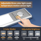Under Cabinet Lights,88 LED Operated Motion Sensor Light Indoor,2200mAh USB Rechargeable Closet Lights, 4 Pack Magnetic Dimmable Closet Lights，Wireless Under Counter Lights for Kitchen, Stairs