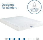 Cool Gel 8 Inch Short Queen Memory Foam Mattress Medium Firm, Memory Foam Mattress Short Queen Size Cooling, Made in the USA, 8" Depth with Pressure Relief, CertiPUR-US Certified, CoolGel Bed