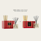 NEST New York Scented Classic Candle (8.1 oz) & Diffuser (5.9 fl oz) Set, Holiday - Reusable Glass Vessel - Vegan, Cruelty Free