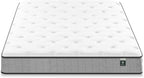 ZINUS 8 Inch Comfort Support Cooling Gel Hybrid Mattress, Twin, Tight Top Innerspring Mattress, Motion Isolating Pocket Springs, Mattress in A Box
