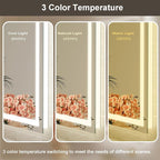 24x32 LED Bathroom Mirror with Lights, Brighter Backlit + Front Lit, Tempered Glass, Dimmable, Multiple Light Modes, Anti-Fog Lighted Bathroom Vanity Mirror for Wall, Memory Function