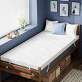 ELEMUSE 4 Inch Gel Memory Foam Mattress Topper Twin Size Pressure-Relieving Mattress Topper for Back Pain,Non-Slip Design with Removable & Washable Cover, CertiPUR-US
