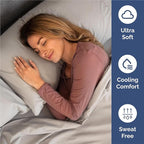 King 6 Piece Sheet Set - Comfy Breathable & Cooling - Ultra-Soft Hotel Luxury Bedding Set with 8-16 Inch Deep Pockets - 1 Flat & 1 Fitted Sheet & 4 Pillowcases - Wrinkle Free & Easy Care - Light Grey