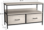 Sorbus TV Stand Dresser with 2 Drawers - Television Riser Chest with Storage - Bedroom, Living Room, Closet, & Dorm Furniture