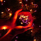 Toodour Orange & Purple Halloween Lights, 12.5ft 50 Count Incandescent Halloween String Lights, UL Certified Connectable Mini Bulbs String Lights for Outdoor, Indoor, Garden, Porch, Party, Home Decor
