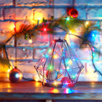 Fairy Lights Plug in, 33Ft 100 LEDs Waterproof Starry Firefly String Lights, Perfect for Crafts DIY Christmas Party Wedding Bedroom Indoor Decorations, Multicolored
