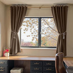 Lazzzy Velvet Blackout Curtains Thermal Insulated Room Window Drapes Super Soft Luxury Curtains for Living Room Bedroom Rod Pocket 2 Panels, Truffle, 52" W x 72" L