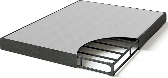 ZINUS 5 Inch Full WonderBox(TM) Smart Box Spring, Quick Assembly Mattress Foundation, Durable Metal Frame, Grey