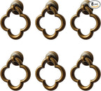 Cupboard Knobs Cabinet Knobs Drawer knobs, Zinc Alloy Gold Knobs for Dresser, Cupboard Knobs for Kitchen, Bathroom (Style E-6)