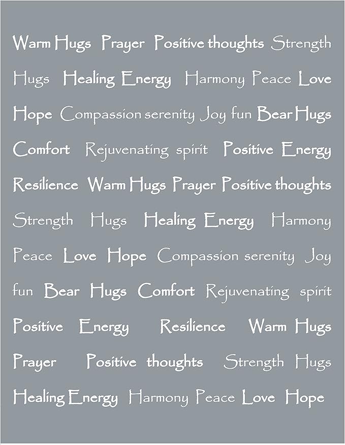 Chanasya Premium Sympathy Warm Hugs Gift Throw Blanket - Healing Gift Cancer Chemo Survivor Get Well Caring Gifts - Comfort Gift Blanket for Love Support Strength - Women Men Friend Grandpa - Gray