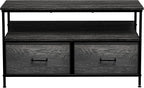 Sorbus TV Stand Dresser with 2 Drawers - Television Riser Chest with Storage - Bedroom, Living Room, Closet, & Dorm Furniture