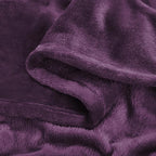 BEDELITE Fleece Blanket Purple Full Blankets for Couch & Bed, Luxury Plush Cozy Fuzzy Blanket 84" x 90", Super Soft Warm Lightweight Throw Blanket for Travel Camping