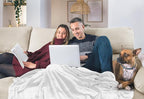 Utopia Bedding Fleece Blanket King Size White 300GSM Luxury Anti-Static Fuzzy Soft Microfiber Bed Blanket (90x102 Inch)