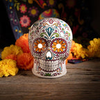 Scentsationals Wax Melt Warmer for Scented Wax Melts - Day of The Dead Collection Vistoso - Candle Melter for Fragrance Cubes and Tarts