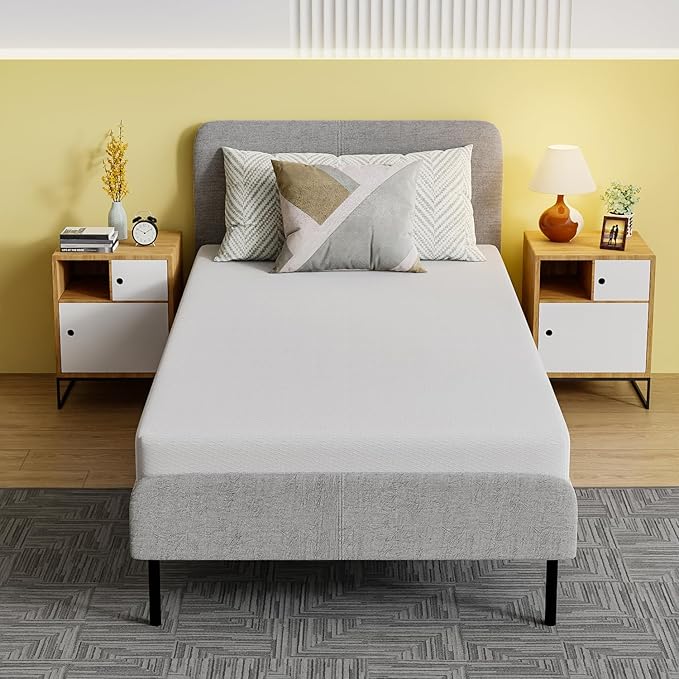 PayLessHere 5 Inch Twin XL Gel Memory Foam Mattress Fiberglass Free/CertiPUR-US Certified/Bed-in-a-Box/Cool Sleep & Comfy Support