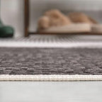 JONATHAN Y Geometric Organic Shapes Indoor Outdoor Runner Rug 2X8 Cream/Black, Zia Modern for Backyard, Patio, Porch, Easy-Cleaning, High Traffic, Pet-Friendly, Non-Shedding (TSN306A-28)