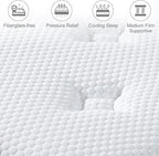 S SECRETLAND Queen Mattress, 12 Inch Cooling-Gel Memory Foam and Individually Pocket Innerspring Hybrid Mattress, Queen Bed Mattress in a Box, CertiPUR-US Certified,60”*80”, Medium Feel