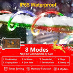 KNONEW 164FT 1000LED Rope Lights for Outside,Outdoor String Lights Waterproof 8 Modes Clear Tube Light for Indoor,Bedroom,Wedding,Garden,Patio,Christmas,Tree,Rv,Holiday Decoration(Multicolor)
