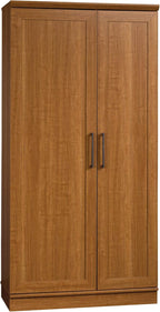 Sauder HomePlus Storage Pantry cabinets, L: 35.35" x W: 17.01" x H: 71.18", Sienna Oak