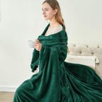 BEDELITE Fleece Blanket Twin Size Forest Green Throw Blankets for Couch & Bed, 300GSM Luxury Plush Cozy Fuzzy Blanket 60x80 inches, Super Soft Warm Lightweight Throw Blanket for Travel Camping