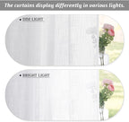 RYB HOME White Sheer Curtains for Kitchen, Light Filtering Textured Short Durability Drapes for Small Window, Curtain Tiers for Bathroom, W 42 x L 45 inches, 2 Panels Set