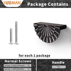 Oil Rubbed Bronze Cabinet Pulls 10 Pack 3 Inch Modern Drawer Handles Kitchen Cupboard Half Moon Bathroom Dresser Sunflower Cup Pull SH-ORB76-10