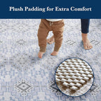 Veken 5x7 Ft Rug Pad Gripper for Hardwood Floors, Non Slip Rug Pads for Area Rugs, Thick Rug Grippers for Tile Floors, Under Carpet Anti Skid Mat, Keep Your Rugs Safe and in Place