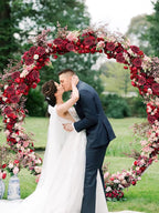 MACTING Artificial Rose Flowers 30PCS Real Touch Fake Flowers with Stem Red Foam Roses for DIY Wedding Bouquet Backdrop Table Centerpieces Arrangements Crafts Party Home Mothers Day Decorations