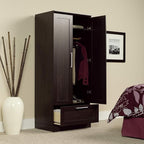 Sauder HomePlus Wardrobe/Pantry cabinets, L: 28.98" x W: 20.95" x H: 71.18", Dakota Oak finish
