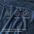 Bedsure GentleSoft Fleece Blankets King Size Mineral Blue - Bed Blanket Soft Lightweight Plush Cozy Fuzzy Luxury Microfiber, 108x90 inches