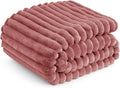 Bedsure GentleSoft Brick Dust Fleece Twin Blanket for Couch - Cozy Soft Blankets for Women, Cute Small Throws for Girls, 60x80 Inches