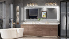 TokeShimi LED Bathroom Mirror 96 x 36 Lighted Bathroom Vanity Mirror with Lights,Brighter Frontlit and Backlit Light up Anti Fog Mirror