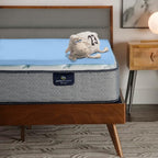 Serta Comfort Cool Memory Foam Mattress Topper, 1.5 Inch, Queen
