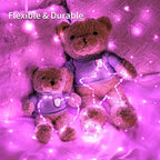 JMEXSUSS 2 Pack Pink Fairy Lights Battery Operated, Total 400 LED 132ft Christmas Twinkle String Lights with Remote, 8 Modes Pink Lights for Christmas Valentine's Day Indoor Bedroom Birthday Decor