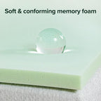 ZINUS 2 Inch Green Tea Memory Foam Mattress Topper, Smaller, More Convenient WonderBox Packaging, Pressure-Relieving Layers, CertiPUR-US Certified, King