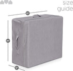 Milliard Carry Case for the Tri Folding Mattress Space Saver Single Size (75" x 25" x 4") (Mattress NOT Included)