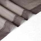 Chyhomenyc Sheer Curtains 63 Inch Length 2 Panels, Light Filtering Rod Pocket Window Sheer Curtain Drapes for Bedroom Living Room, 42Wx63L, 2 Panels, Chocolate Brown