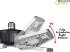 Ontel Beyond Bright LED Ultra-Bright Garage Light - 3 Adjustable Panels, Energy Efficient, Easy to Install, Durable and Long-Lasting Light for Garages, Warehouses and More