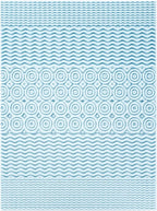 Mellow 1.5 Inch 5-Zone Memory Foam Mattress Topper, Cooling Gel Infusion, Queen, Blue