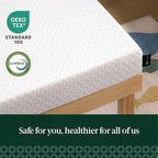 ZINUS 5 Inch Twin Cooling Essential Memory Foam Mattress [NewVersion], Fiberglass Free, Medium Feel, Breathable Cooling Layers, Certified Safe Materials