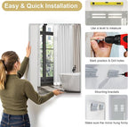 24"x30" Frameless Rectangle Wall Mirror with 1 inch Beveled Edge for Bathroom Vanity