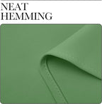 NICETOWN Froest Green Blackout Curtains 120 inches Length for Living Room, 2 Panels, 55" Wide, Thermal Insulated Long Drapes for Large Window