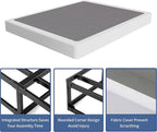 NOAH MEGATRON 7 Inch Box Spring King, Low Profile Metal Boxsprings/Mattress Foundation/Bunkie Board - 3000LBS Strong Steel Structure/Easy Assembly (King)