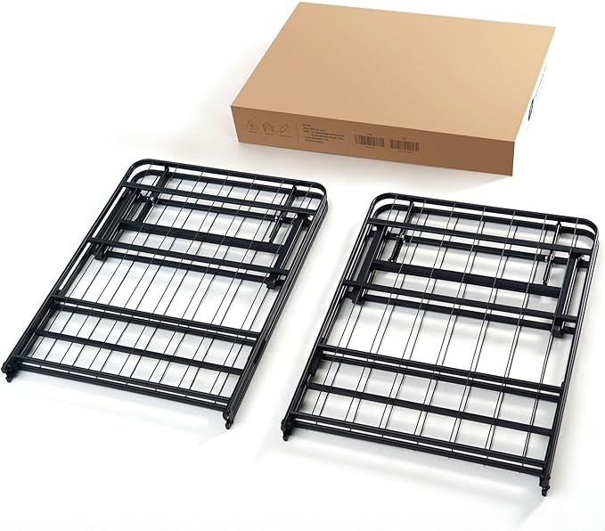 Best Price Mattress New Innovated Box Spring Metal Bed Frame, Full 14 inch