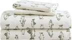 Eddie Bauer - Full Sheets, Cotton Flannel Bedding Set, Brushed For Extra Softness, Cozy Home Decor (School of Fish, Full)