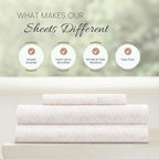Linen Market 3 Piece Twin Bedding Sheet Set (Pink Classic) - Sleep Better Than Ever with These Ultra-Soft & Cooling Bed Sheets for Your Twin Size Bed - Deep Pocket Fits 16" Mattress